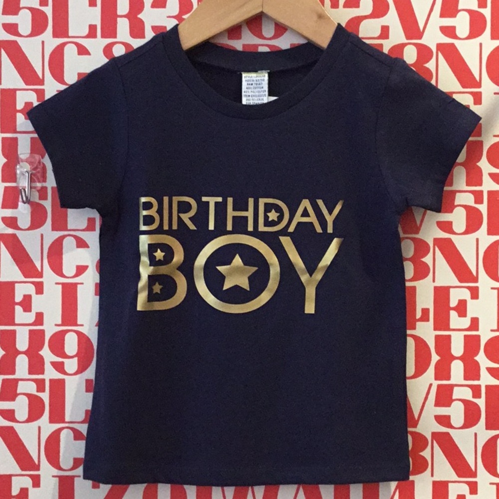Danny & Dylan Birthday Boy Tee, NEW from boutique